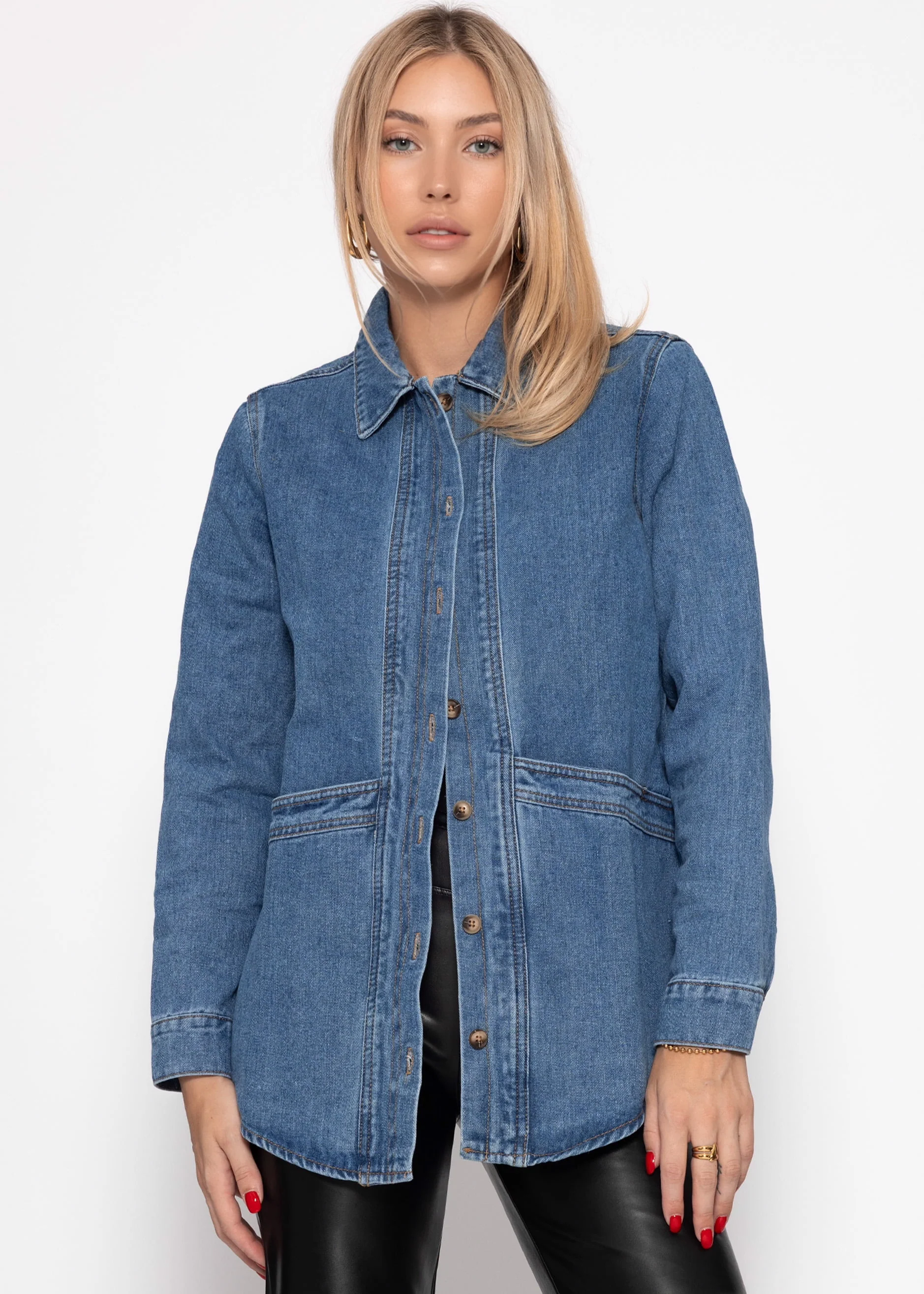 Jeans jacket - blue - Image 3