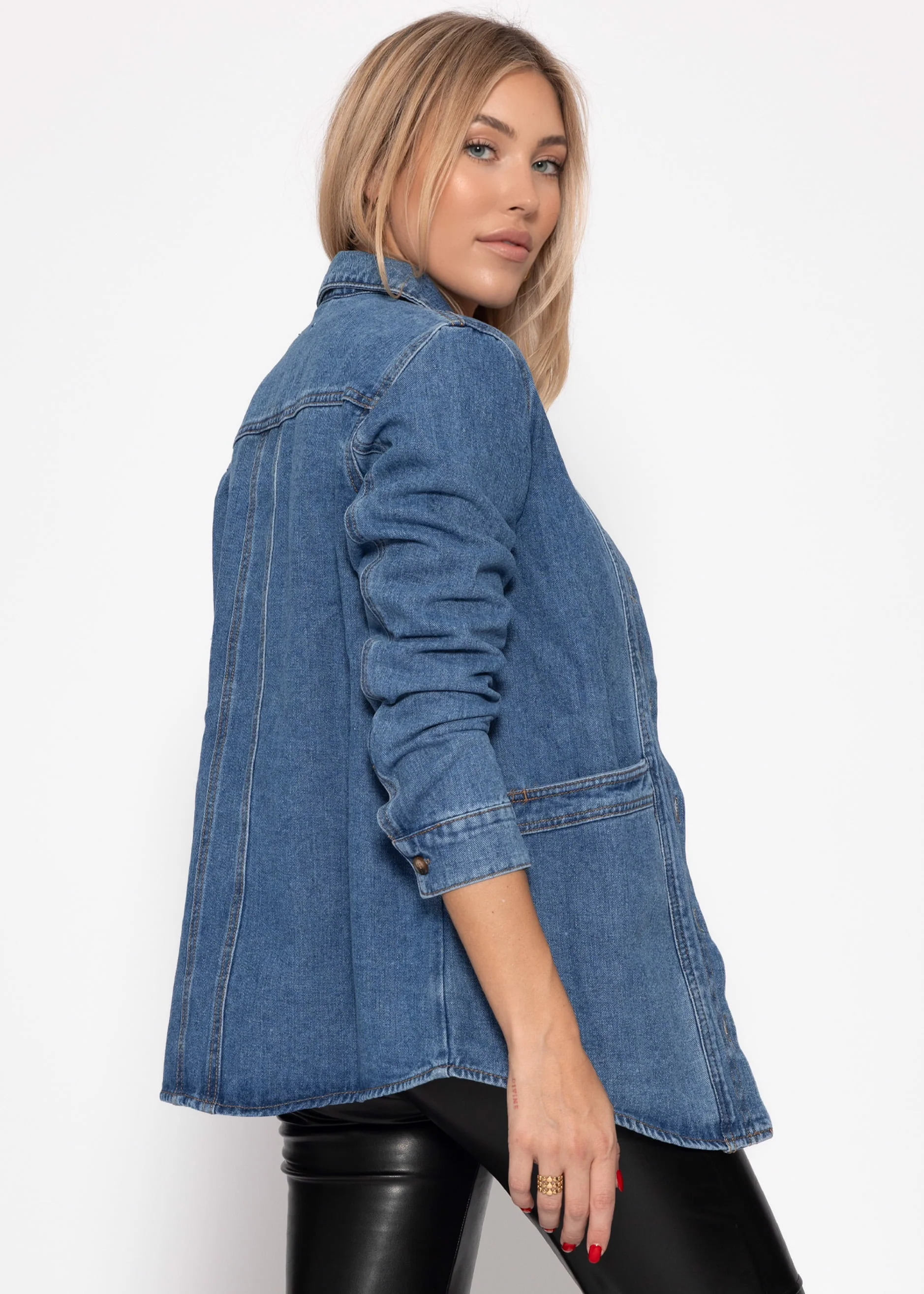 Jeans jacket - blue - Image 7
