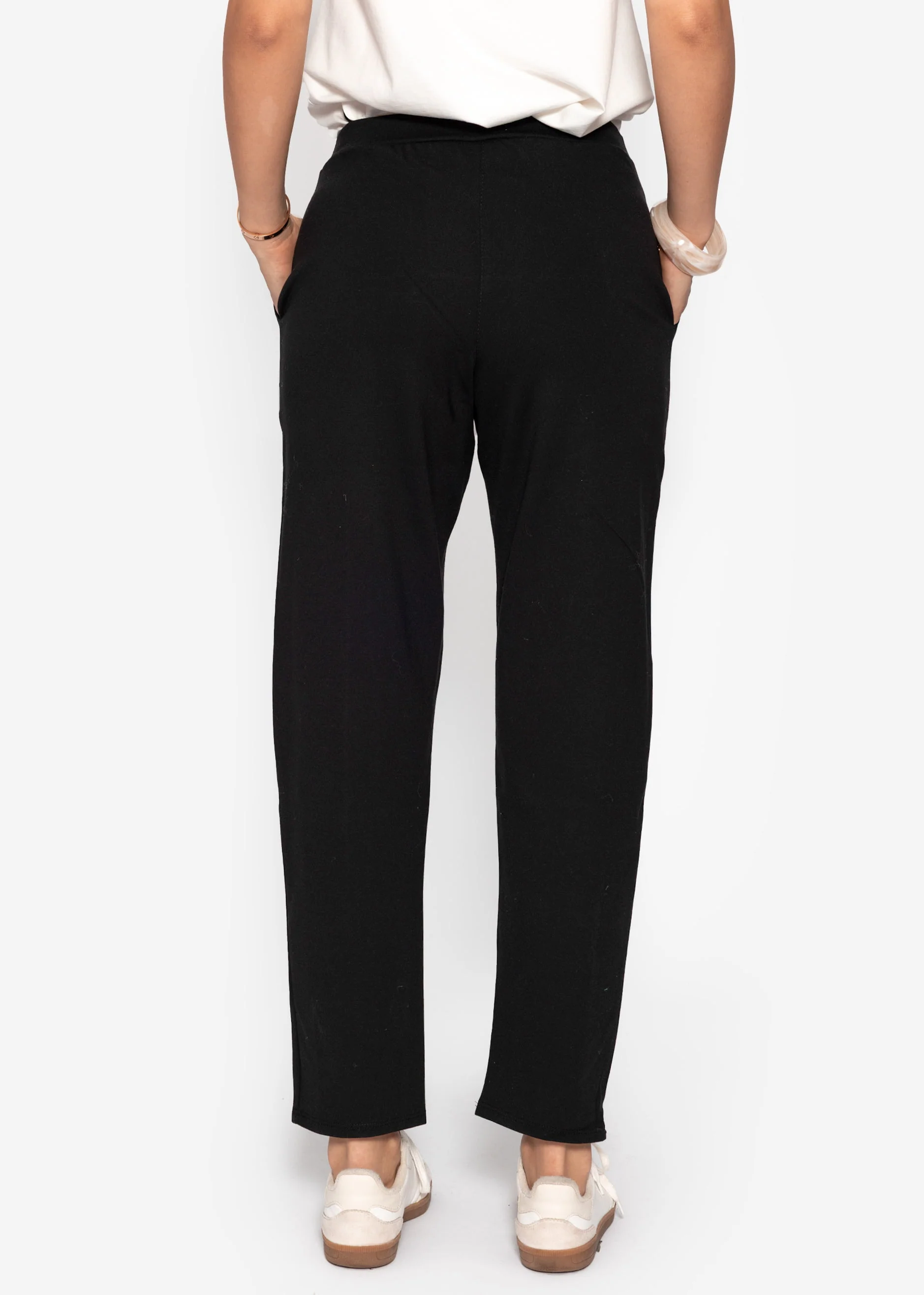 Jersey chinos, black - Image 5
