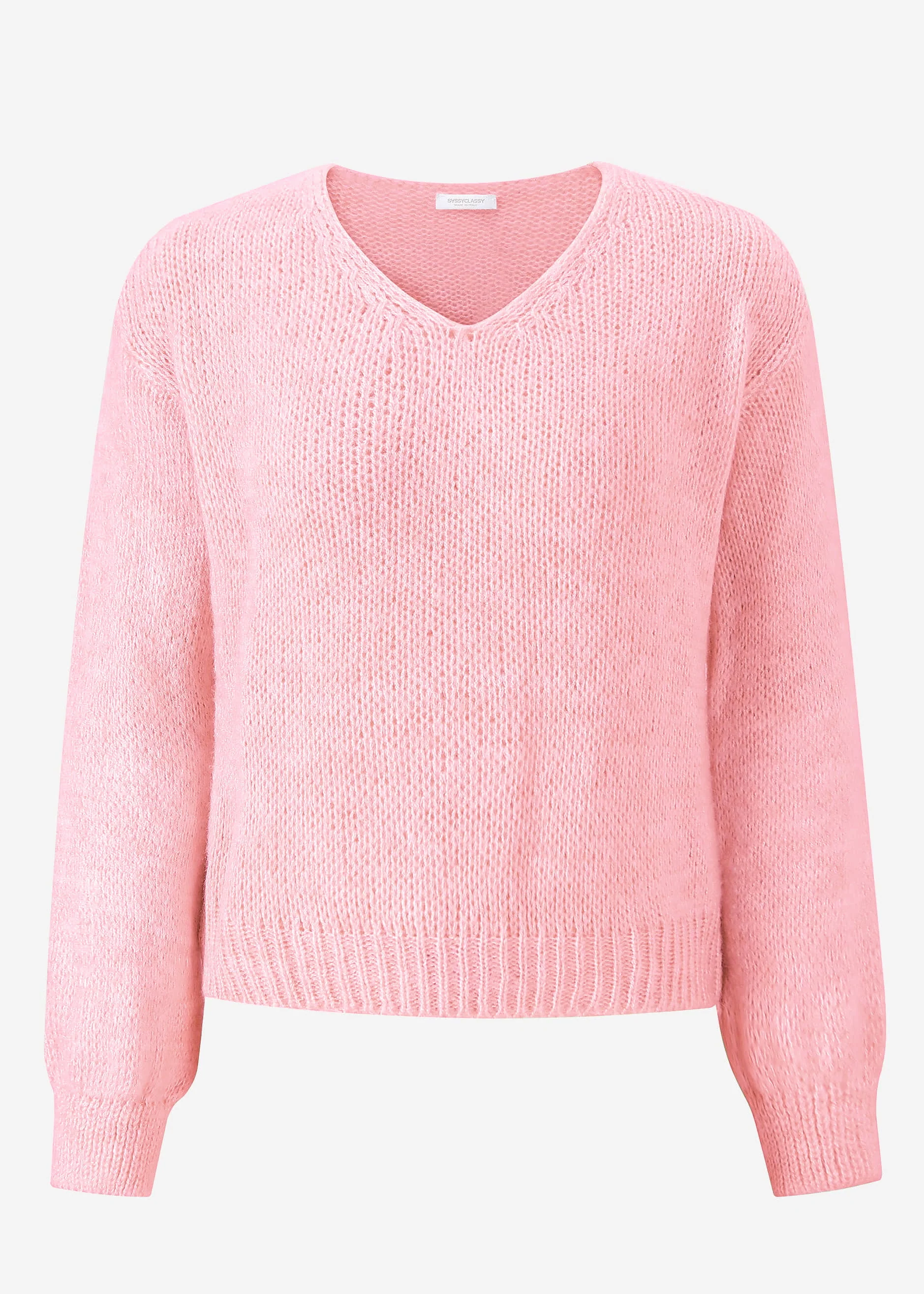 V-neck sweater - pink - Image 6