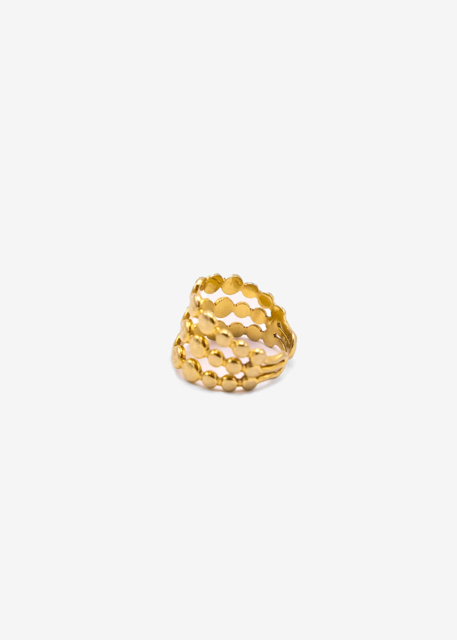 Wide ring, gold - Image 6